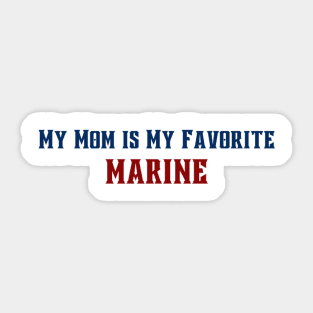 Marine Corps Mom Sticker